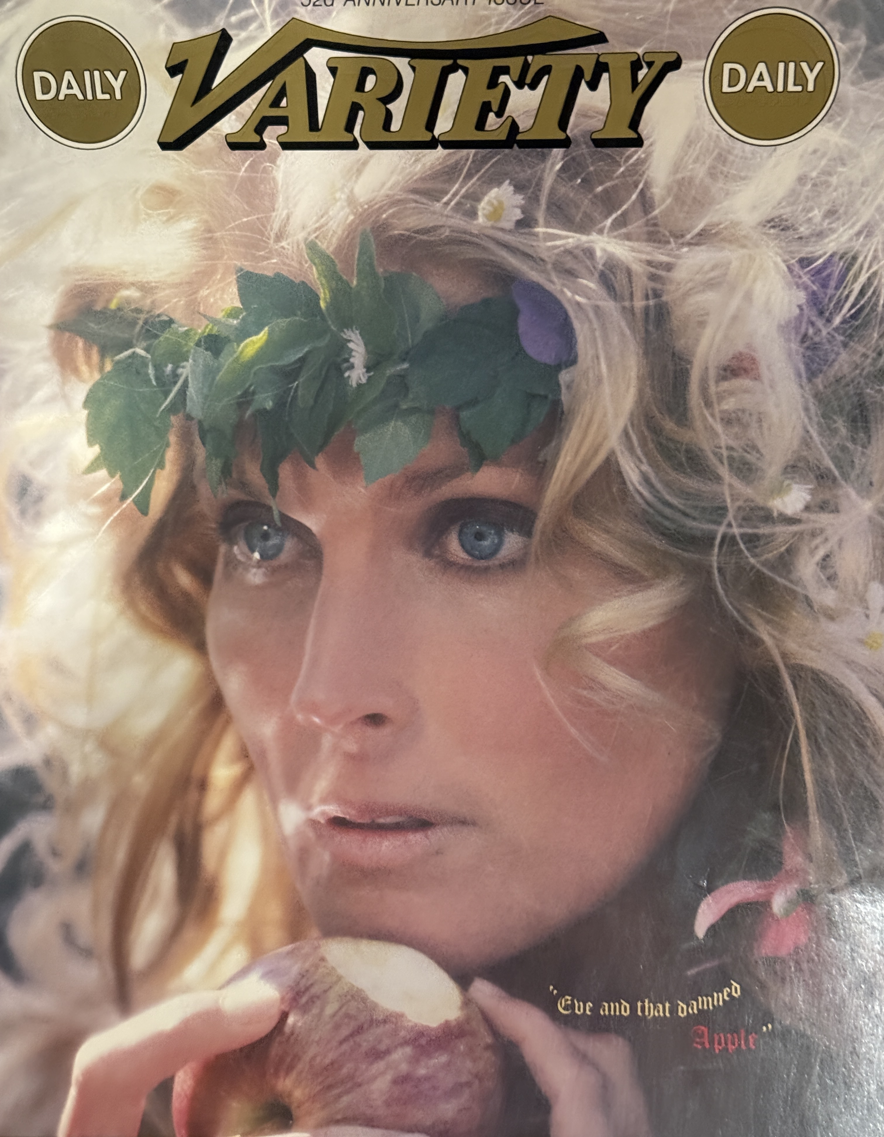 Daily Variety cover produced during Mike Malak's tenure as Director of Marketing